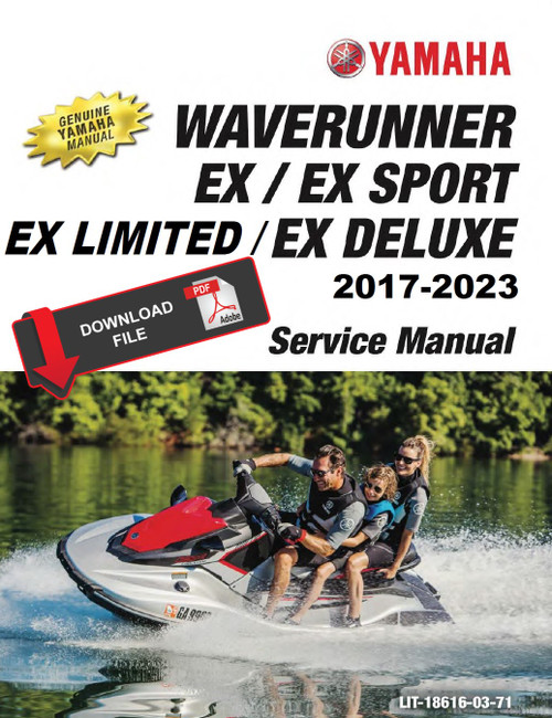 Yamaha 2023 Waverunner EX Deluxe Service Manual