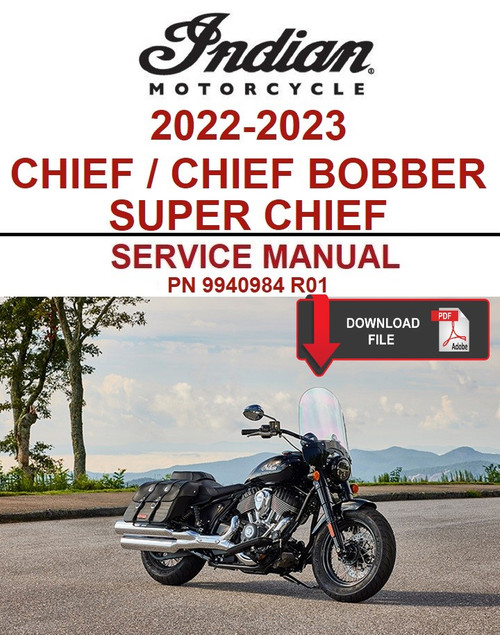 Indian 2023 Super Chief Premium Service Manual