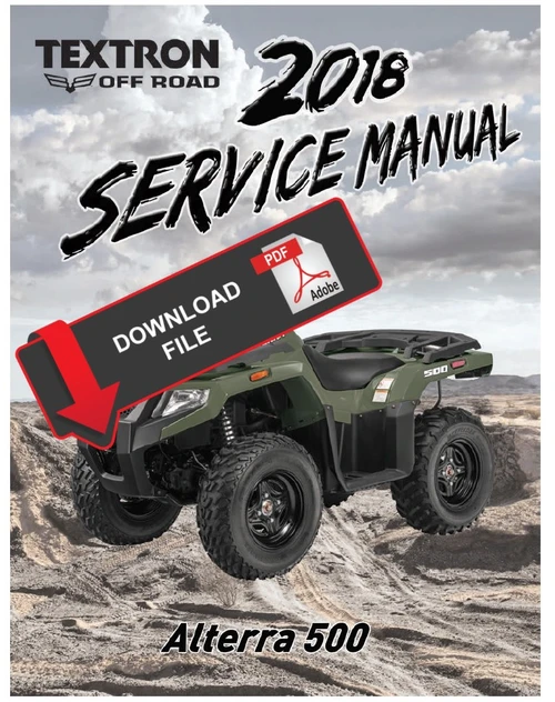Arctic Cat Textron 2018 Alterra 500 Service Manual