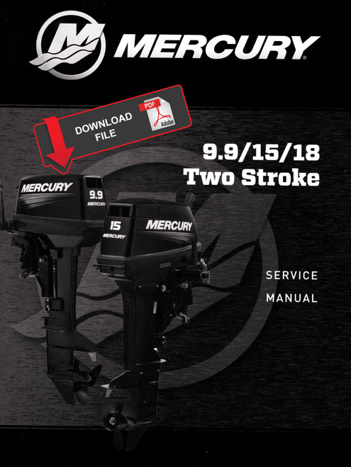 Mercury TwoStroke 9.9 HP Outboard Motor Service Manual