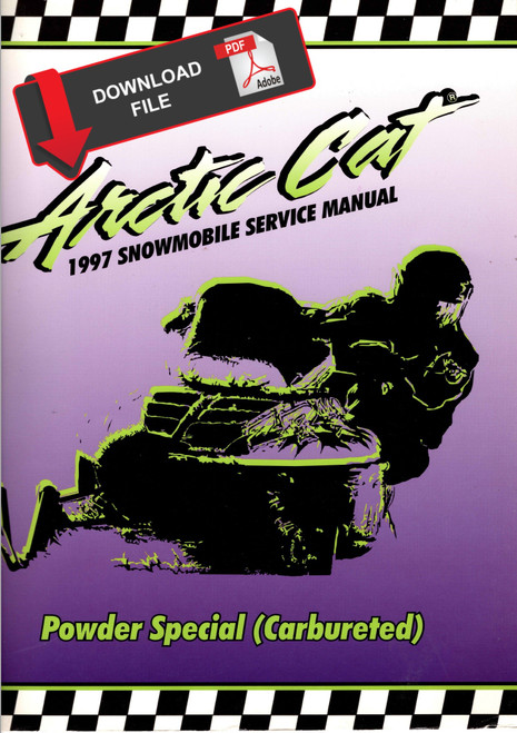 Arctic Cat 1997 Powder Special Service Manual