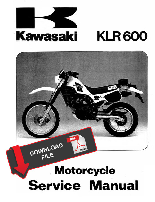 Kawasaki 1984 KLR600 Service Manual