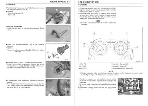 Kawasaki 2022 KX250 Service Manual