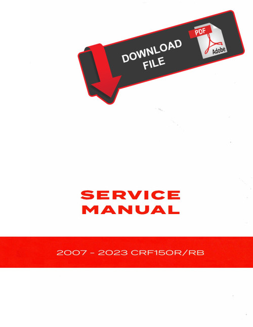 Honda 2021 CRF150RB Service Manual