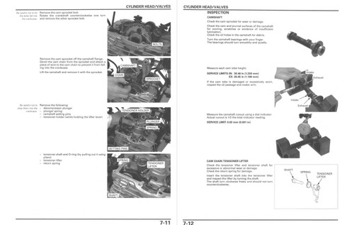 2021 HONDA XR650L SERVICE MANUAL PDF visual data 6