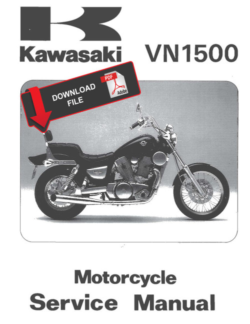 Kawasaki 1988 VN1500 Service Manual