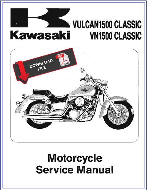 Kawasaki 1997 VN1500 Classic Service Manual