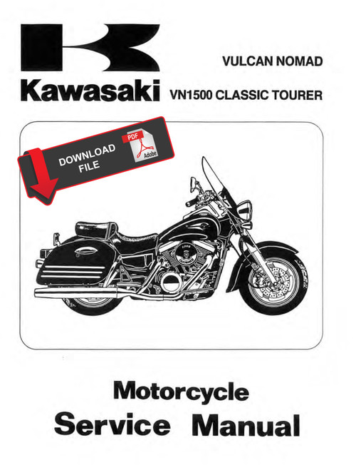 Kawasaki 2000 VN1500 Classic Tourer Service Manual