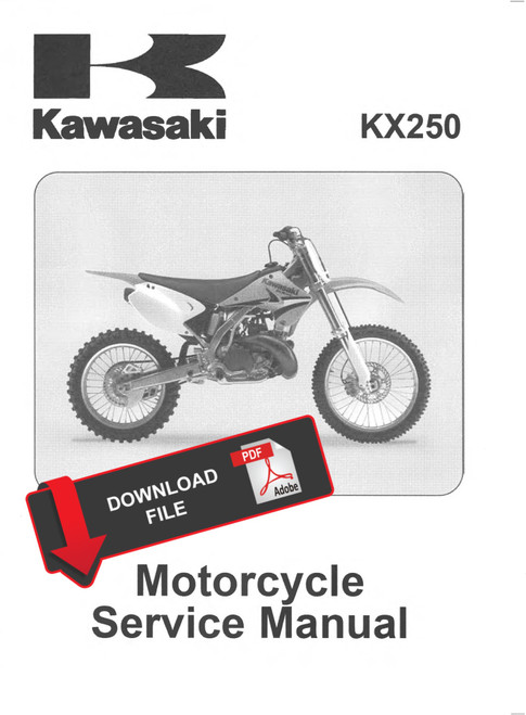 Kawasaki 2006 KX250R6F Service Manual