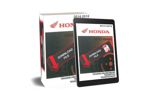 Honda 2018 TRX 500 FE1 Service Manual