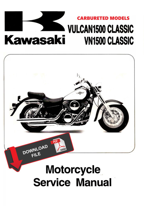 Kawasaki 2002 Vulcan 1500 Classic Carb Service Manual