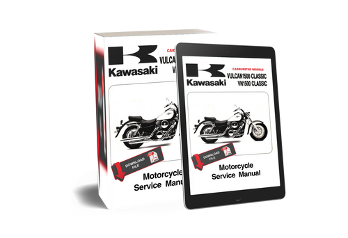 Kawasaki 1998 VN1500 Classic Carb Service Manual