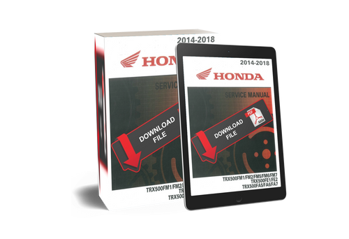 Honda 2015 Fourtrax Foreman 4x4 Service Manual