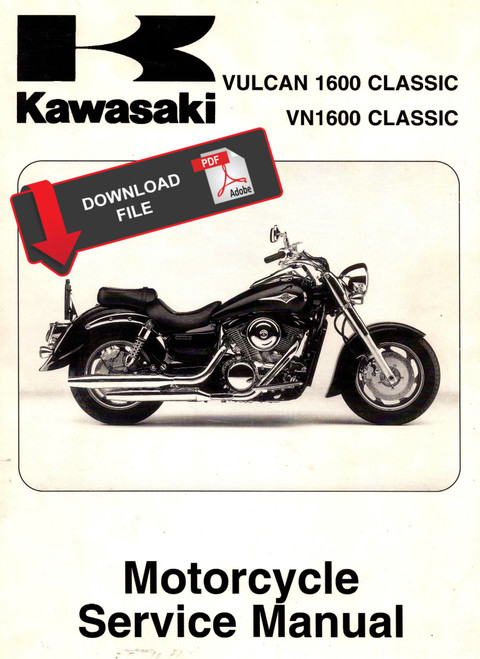 Kawasaki 2007 Vulcan 1600 Classic Service Manual