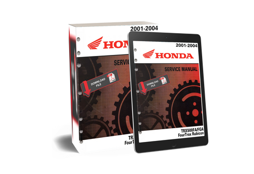 Honda 2001 TRX 500 FA Service Manual