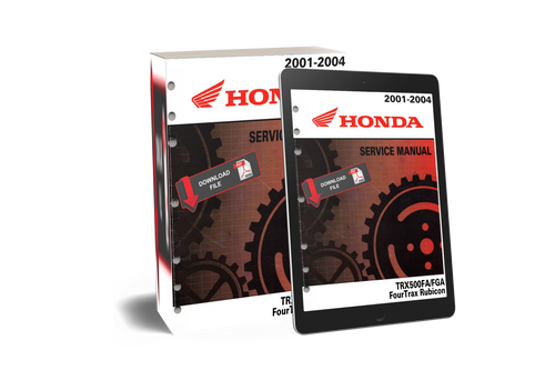 Honda 2002 TRX 500 Foreman Rubicon Service Manual