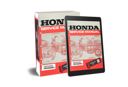 Honda 1993 TRX 300 EX Service Manual