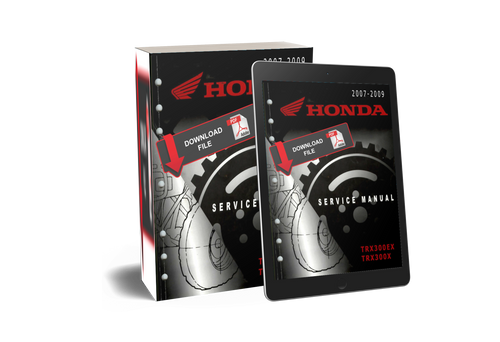 Honda 2009 TRX 300 EX Service Manual