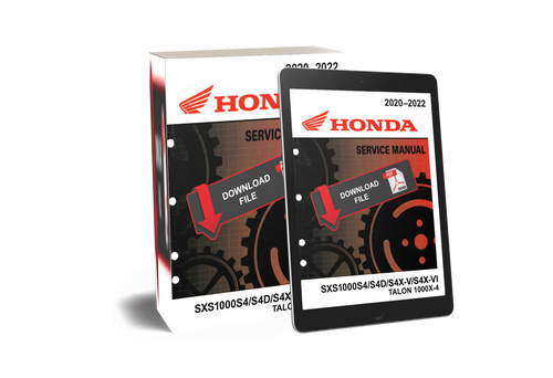 Honda 2022 SXS1000S4D Fox Live Valve Service Manual