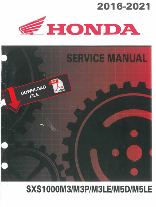 Honda 2021 Pioneer 1000-5 LE Service Manual
