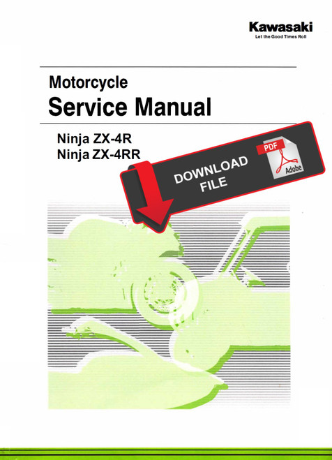 Service Manual Kawasaki 2023 ZX400 Repair