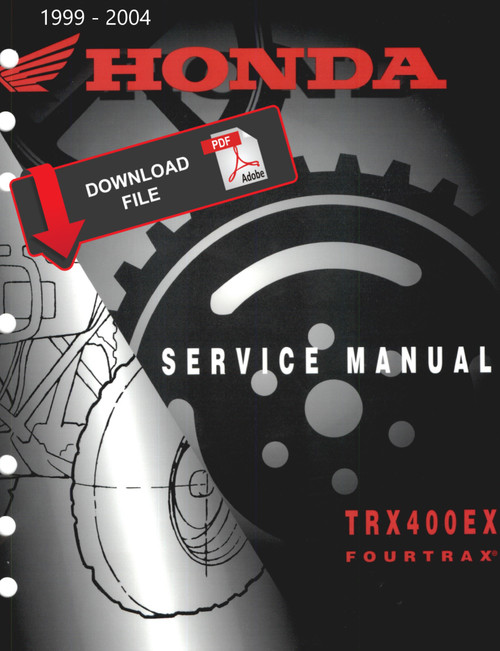 Honda 1999 FourTrax 400 Service Manual