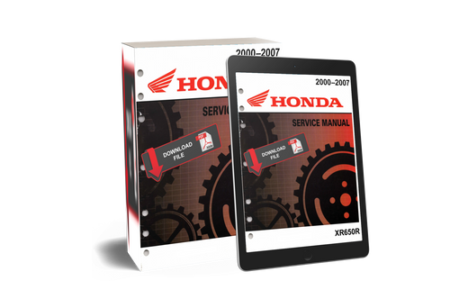 Honda 2003 XR650R Service Manual