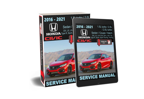 Honda 2016 Civic Sedan Service Manual