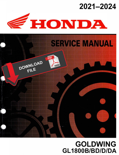 Honda 2024 Gold Wing 1800 Service Manual