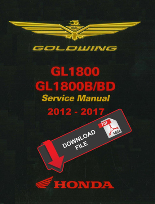 Honda 2014 Gold Wing Service & Electrical Troubleshooting Manual