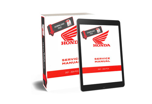 Service Manual Honda 2021 PCX 150A ABS Repair