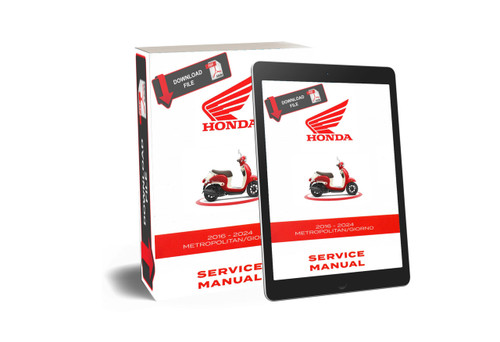 Honda 2019 NCW50 Metropolitan Scooters Service Manual