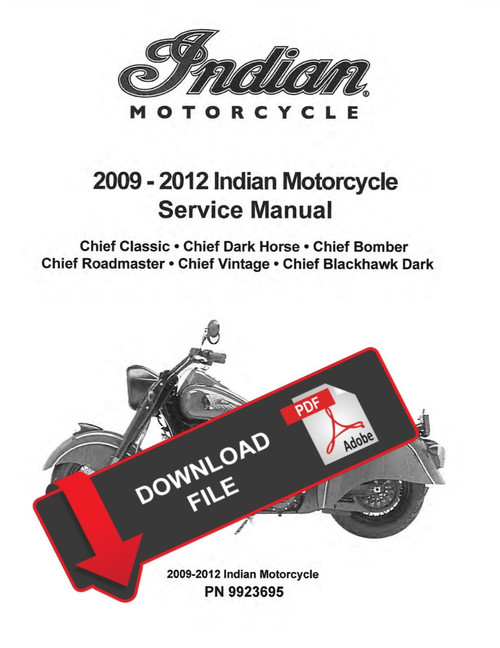 Indian 2011 Chief Blackhawk Service Manual