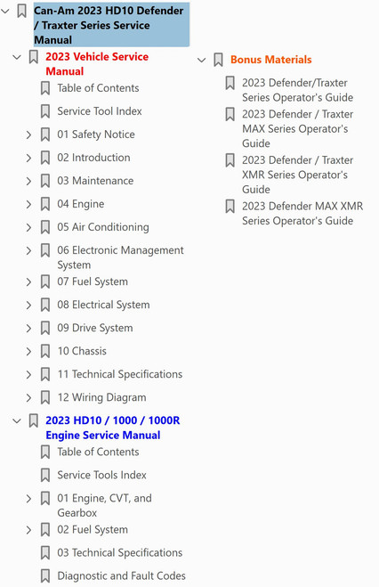 2023 CAN AM DEFENDER OWNERS MANUAL PDF FREE DOWNLOAD visual data 2