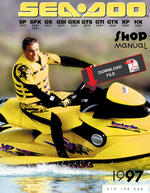 Sea-Doo 1997 GTI Jetski Service Manual