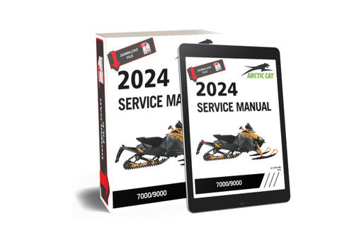 Arctic Cat 2024 ZR 9000 Snowmobile Service Manual