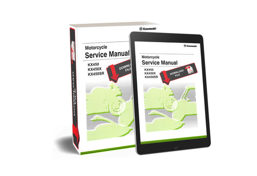 Service Manual Kawasaki 2023 KX450 Repair
