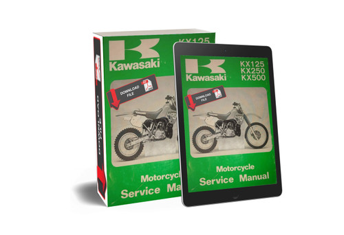 Service Manual Kawasaki 1993 KX250 Repair