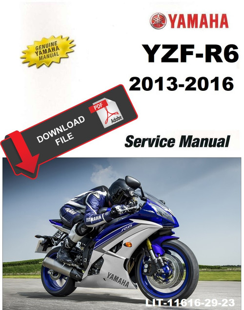 Yamaha 2014 YZF-R6 Service Manual