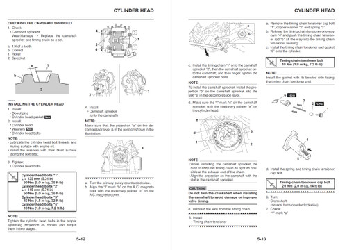 Yamaha 2006 MT-03 Service Manual