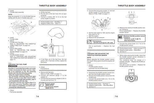 Yamaha 2011 MT-03 Service Manual
