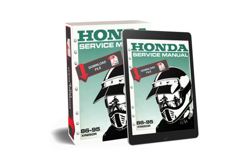 Honda 1995 XR250R Service Manual