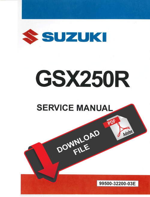 Suzuki 2017 GSX 250R Service Manual