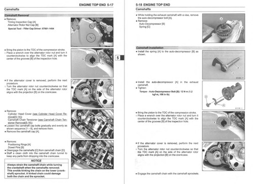Kawasaki 2025 KX250 Service Manual