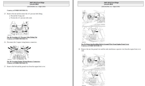 Lincoln 2010 MKX 3.5L Service Manual