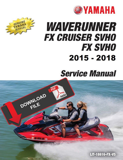 Yamaha 2016 Waverunner FX SVHO Service Manual
