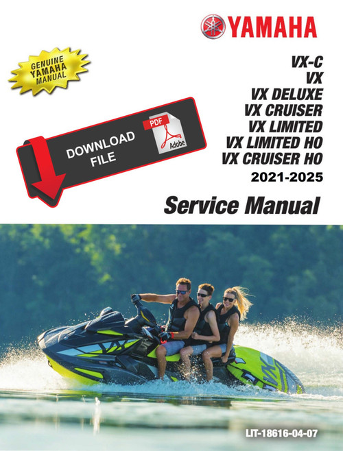 Yamaha 2025 Waverunner VX Cruiser HO Service Manual Yamaha 2025 Waverunner VX Cruiser HO Service Manual