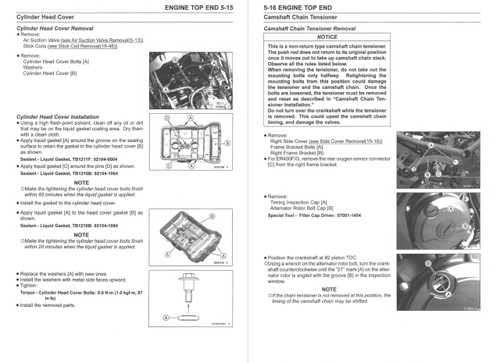 Kawasaki 2020 Z400 Service Manual