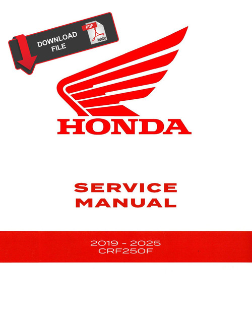 Honda 2020 CRF250F Service Manual