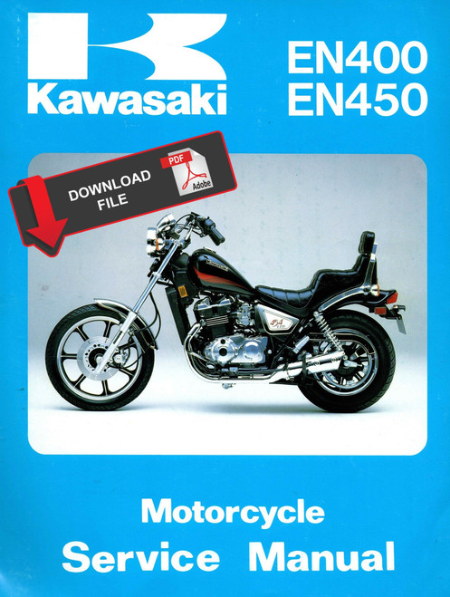 Kawasaki 1990 EN450 Vulcan Service Manual